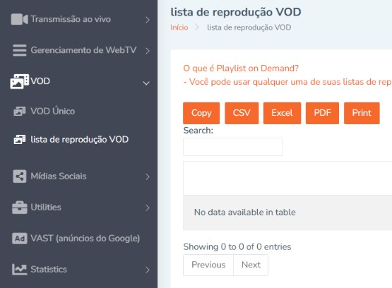 Vídeos sob demanda